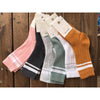 Gerippte Tween-Socken in Babyrosa