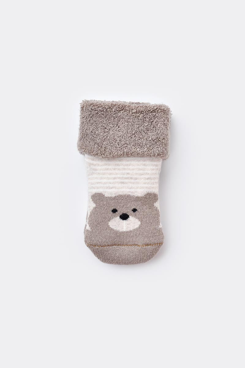 Biorganic Animals Towel Non-Slip Socks