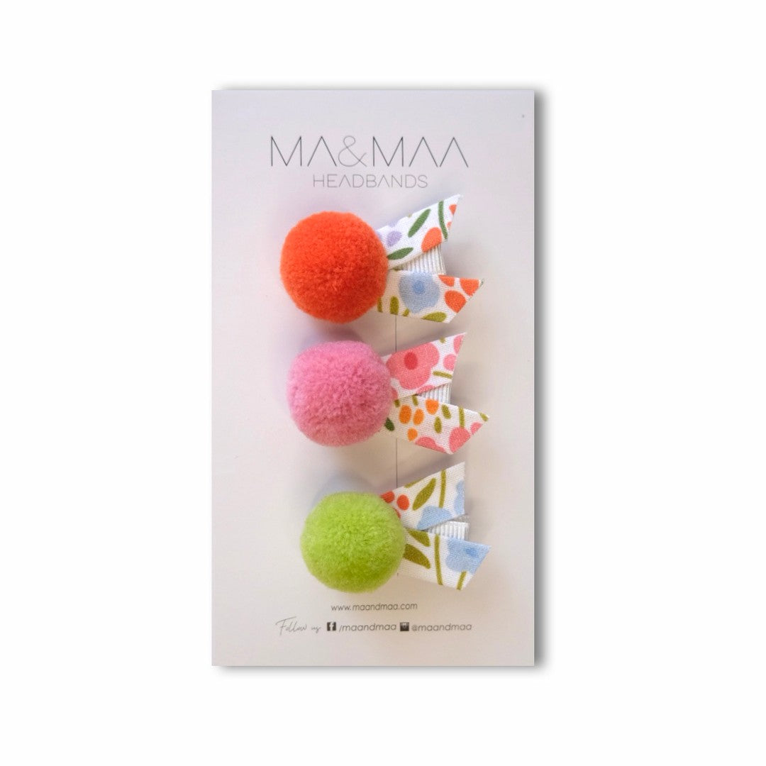 Ma & Maa Blossom Drop - Mini Clips Set