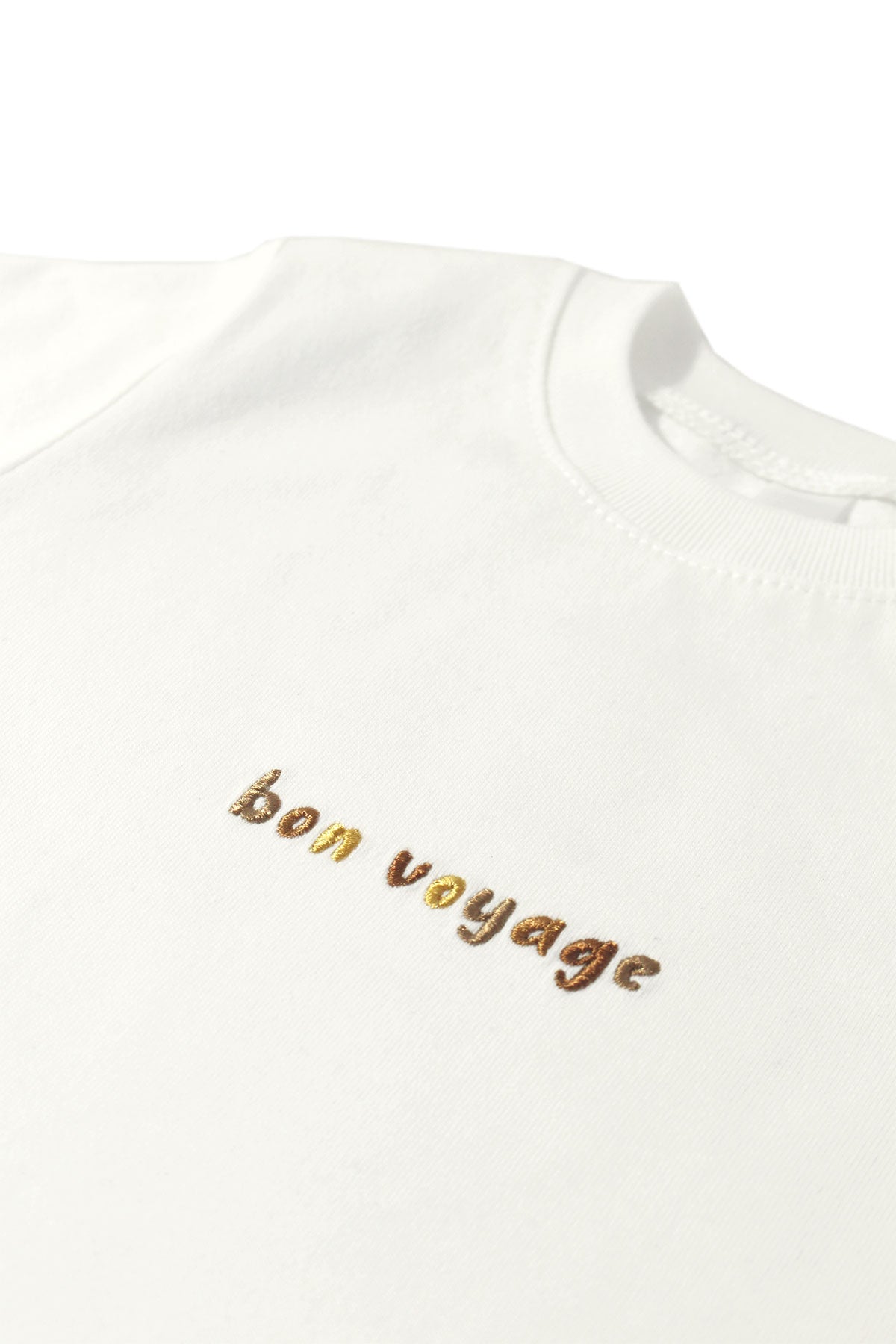 Bon Voyage Nakışlı Slogan Bebek Tshirt