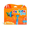 Carioca Teddy Jumbo Washable Felt Crayons 6 Pieces