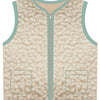 Camper Patchwork Peluş Yelek - Bej