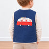 Steppweste Caravan Marineblau