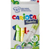 Carioca - Fabric Coloring Pen 6 Pieces