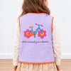 Dreams Kapitone Yelek Floral Lila