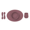 Ezpz First Foods Silikon Beslenme Set - Mauve