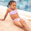 UV Protection Ruffled Rainbow Unicorn Bikini Set