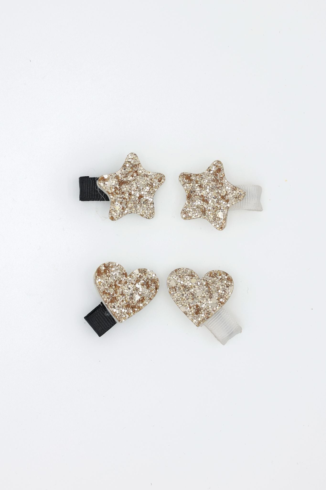 Petipin Siyah Renk Glitter Detaylı Klips Toka