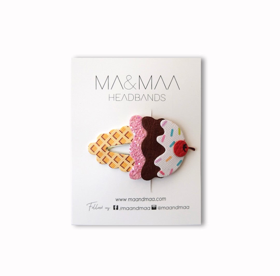 Ma & Maa Icecream Snap Clips Set 3lü Toka