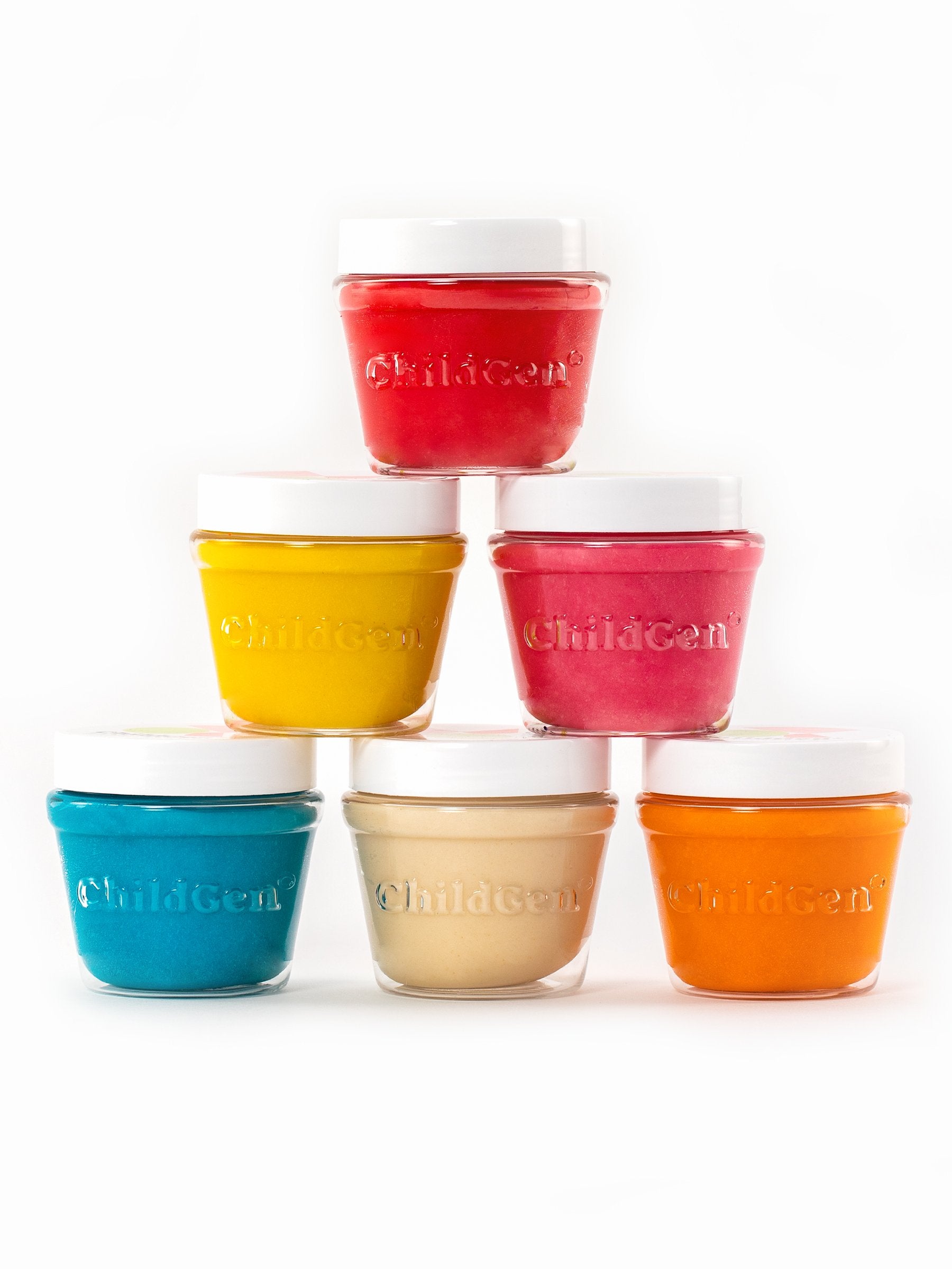 Childgen- Oyun Hamuru Kavanoz- 6lı Pastel Set