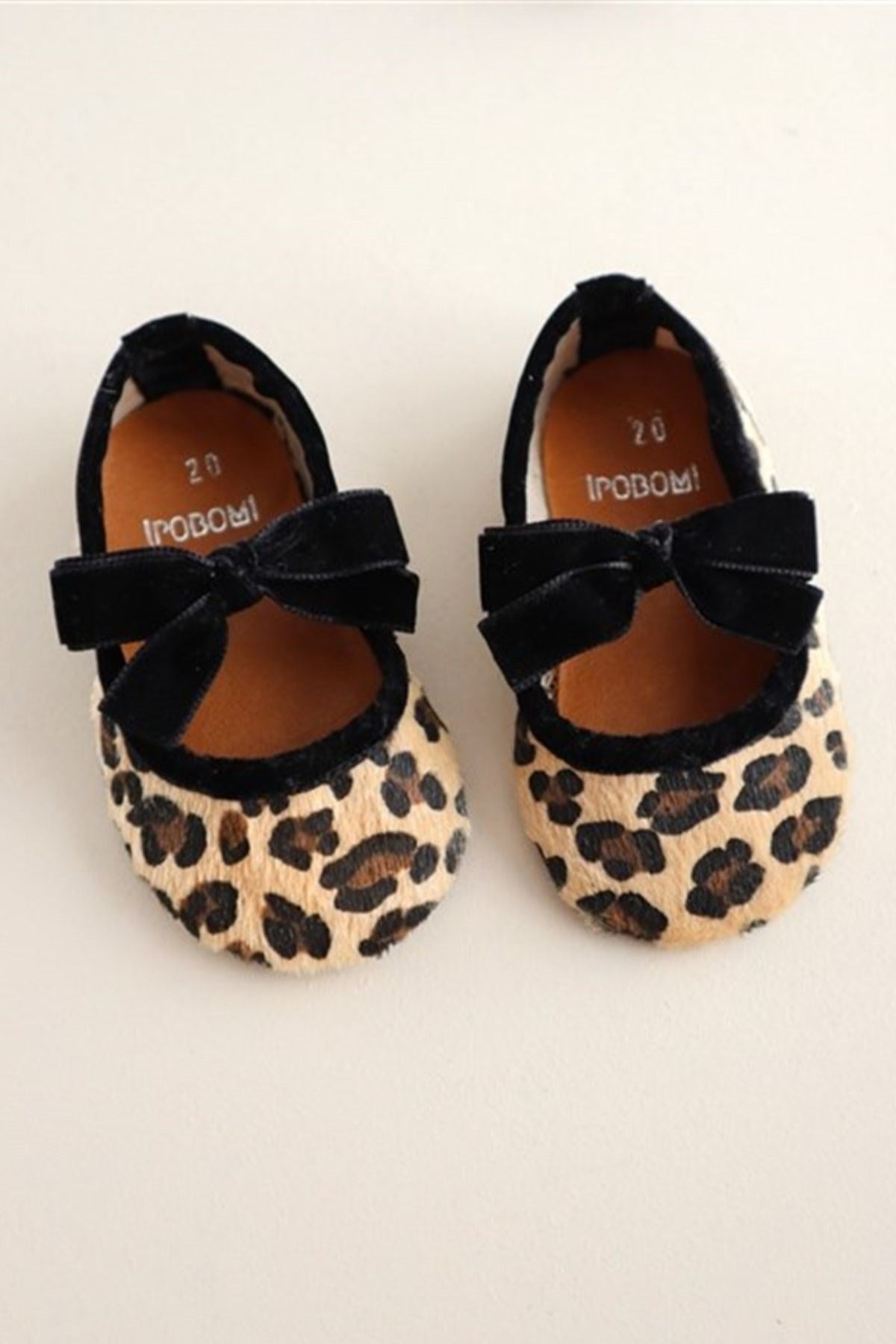 Ipobomi Leopard Slippers Ballerina (With Playhouse Bag)