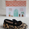 Ipobomi Leopard Slippers Ballerina (With Playhouse Bag)