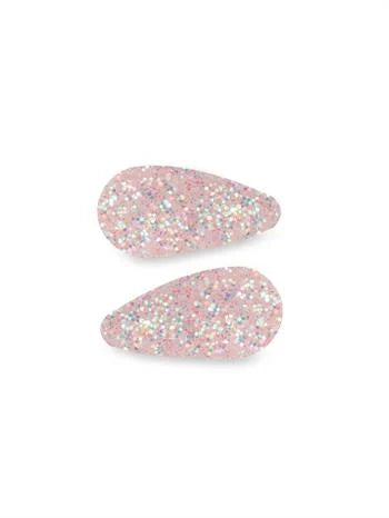 Ipobomi Sparkle 2'li Çıtçıt Saç Tokası - Pembe