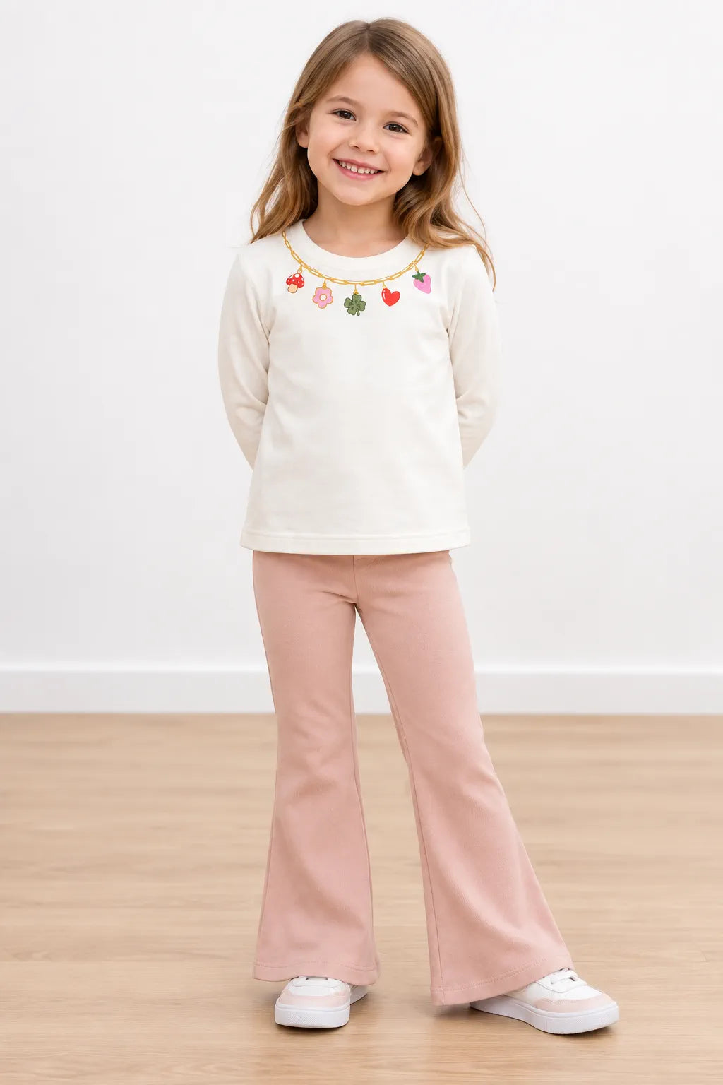 Spanische Leggings - Lachs