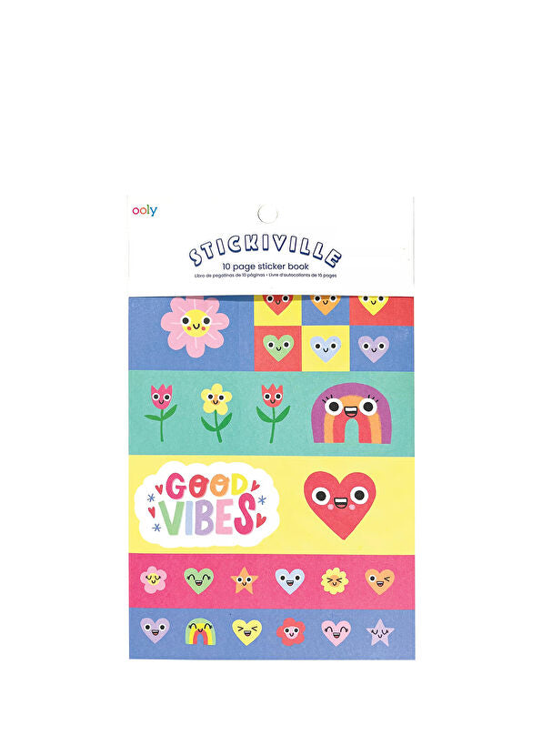 Ooly Stickiville Çıkartma Kitabı - Happy Hearts