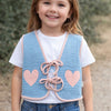 kalpli_crop_yelek_cocuk - Miela Kids