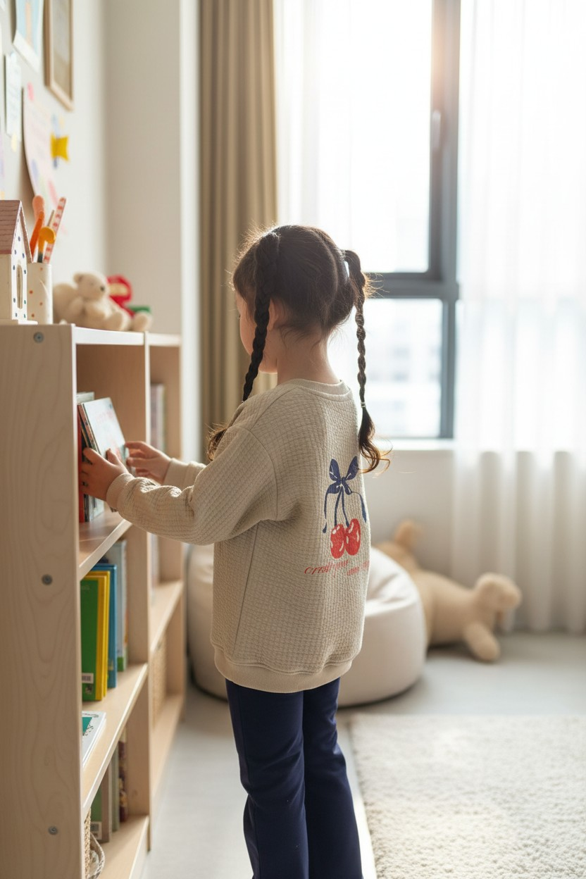 Kapitone Sweatshirt - Cherry