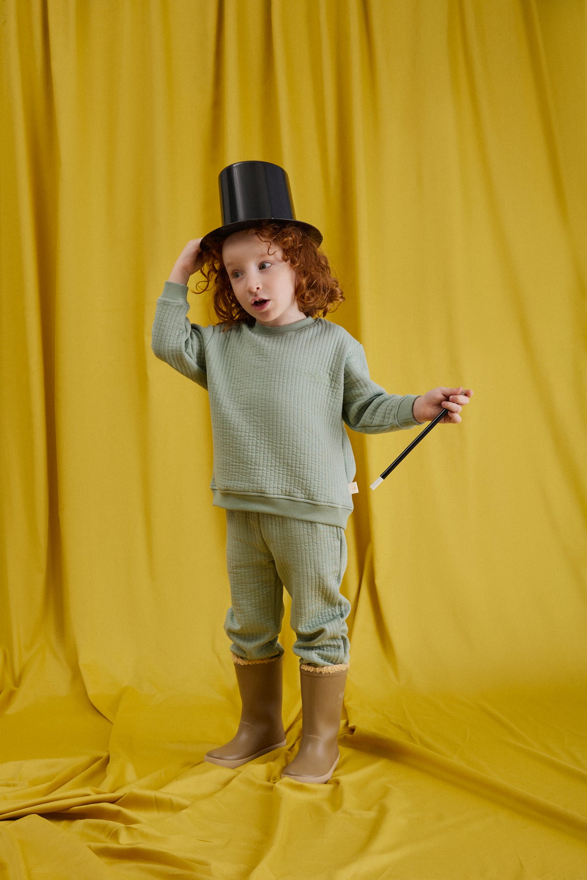 Kapitone Sweatshirt Jogger Pantolon Takım Mint