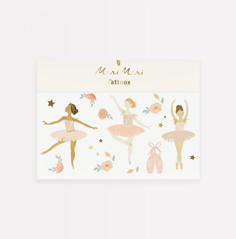 Meri Meri - Ballet Tattoos - Balerin Geçici Dövmeler