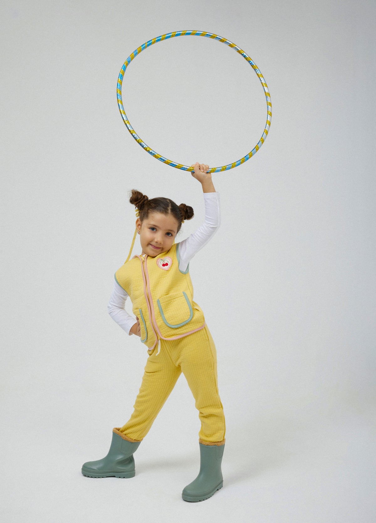 Kontrast Biyeli Kapitone Yelek