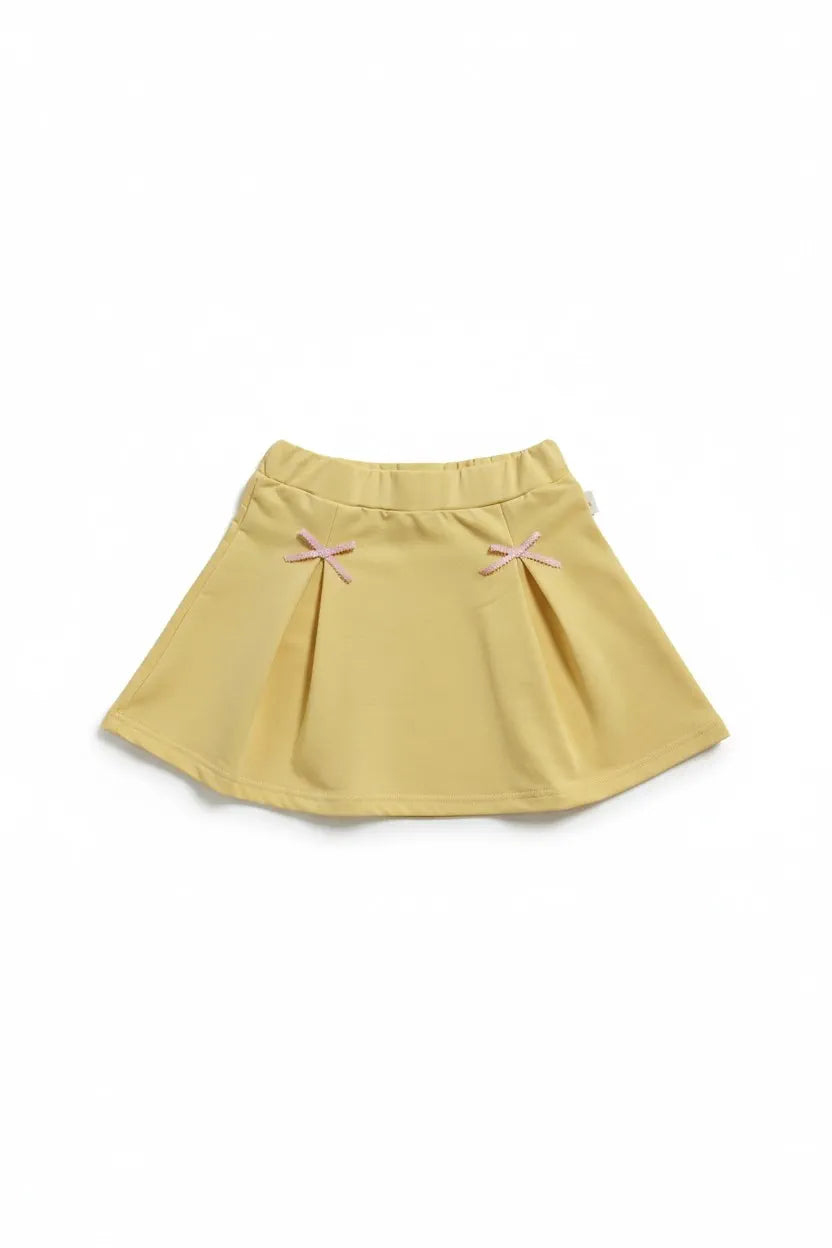 kurdelali_sari_etek1 - Miela Kids