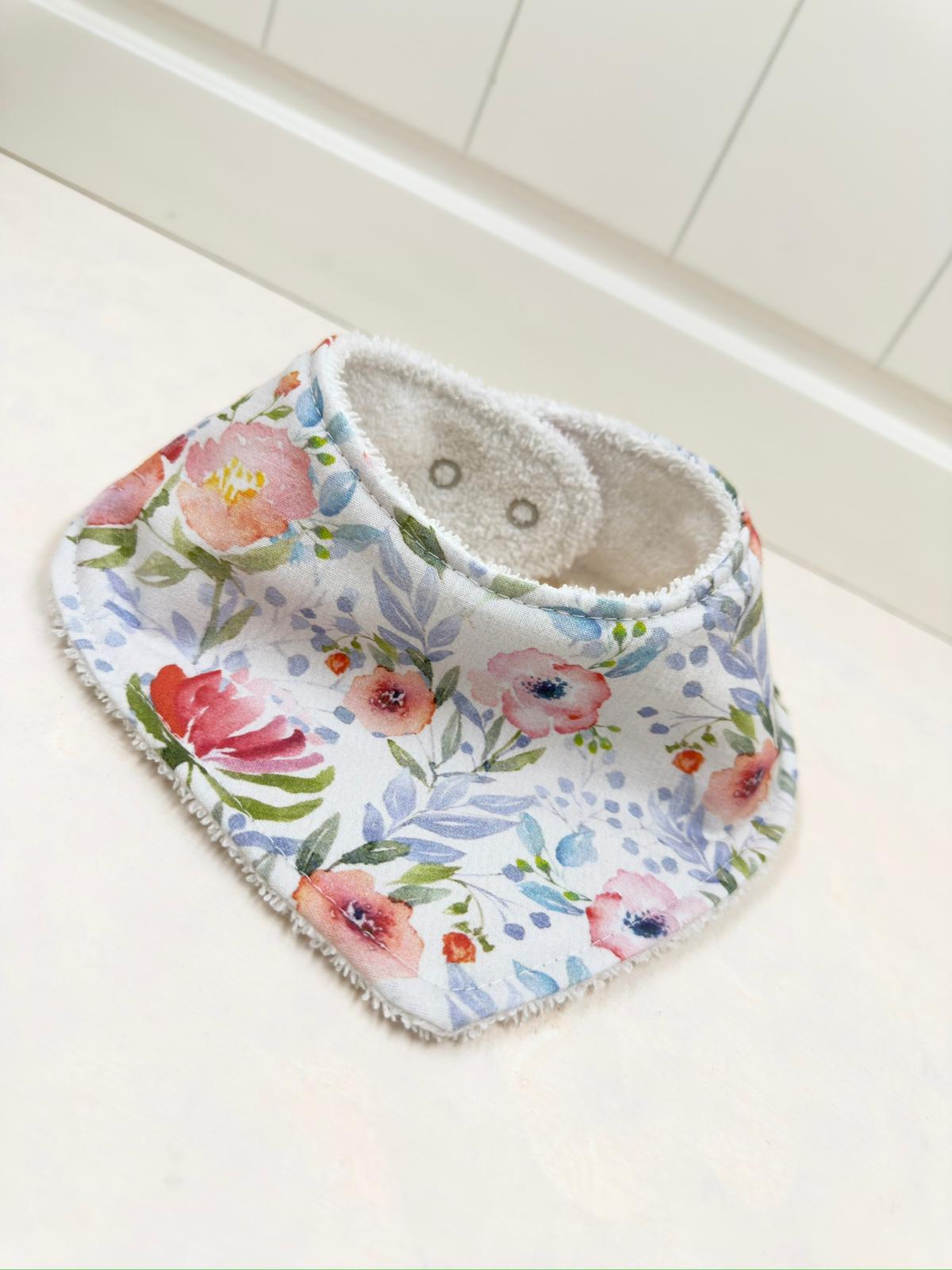 Le Petit Dodo Rosa %100 Pamuk El Yapımı Bebek Salya Önlüğü – 0-24 Ay