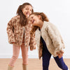 Leopardenmuster Wendbare Kinderjacke