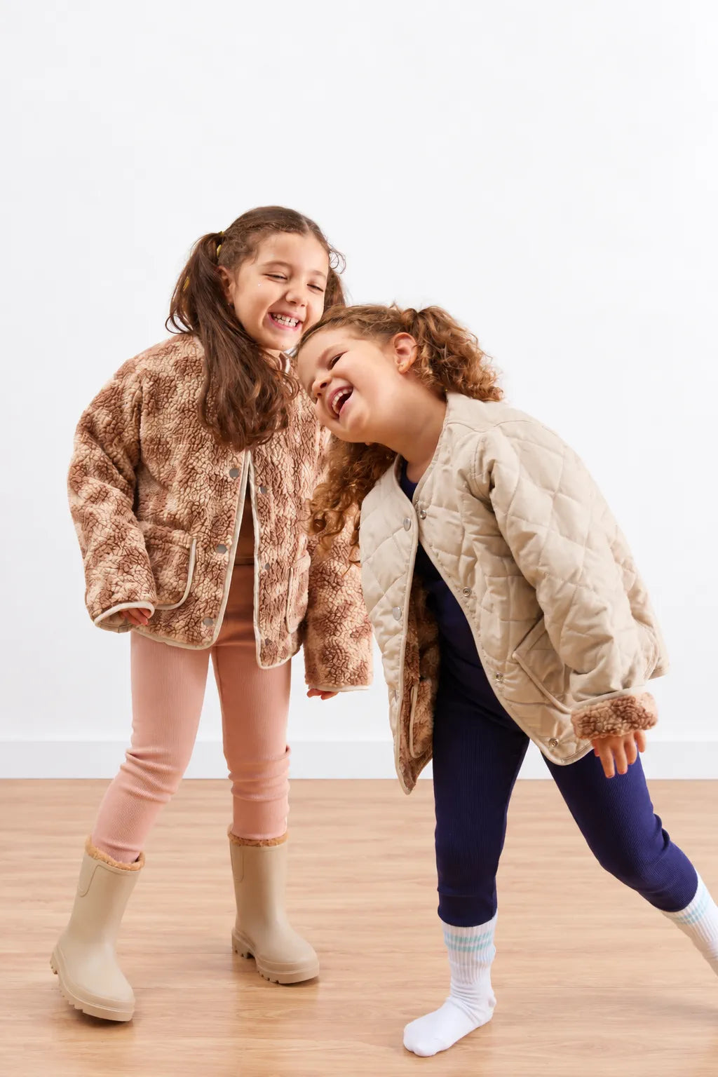 Leopardenmuster Wendbare Kinderjacke