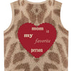 Little One's Heart Peluş Yelek - Leopar