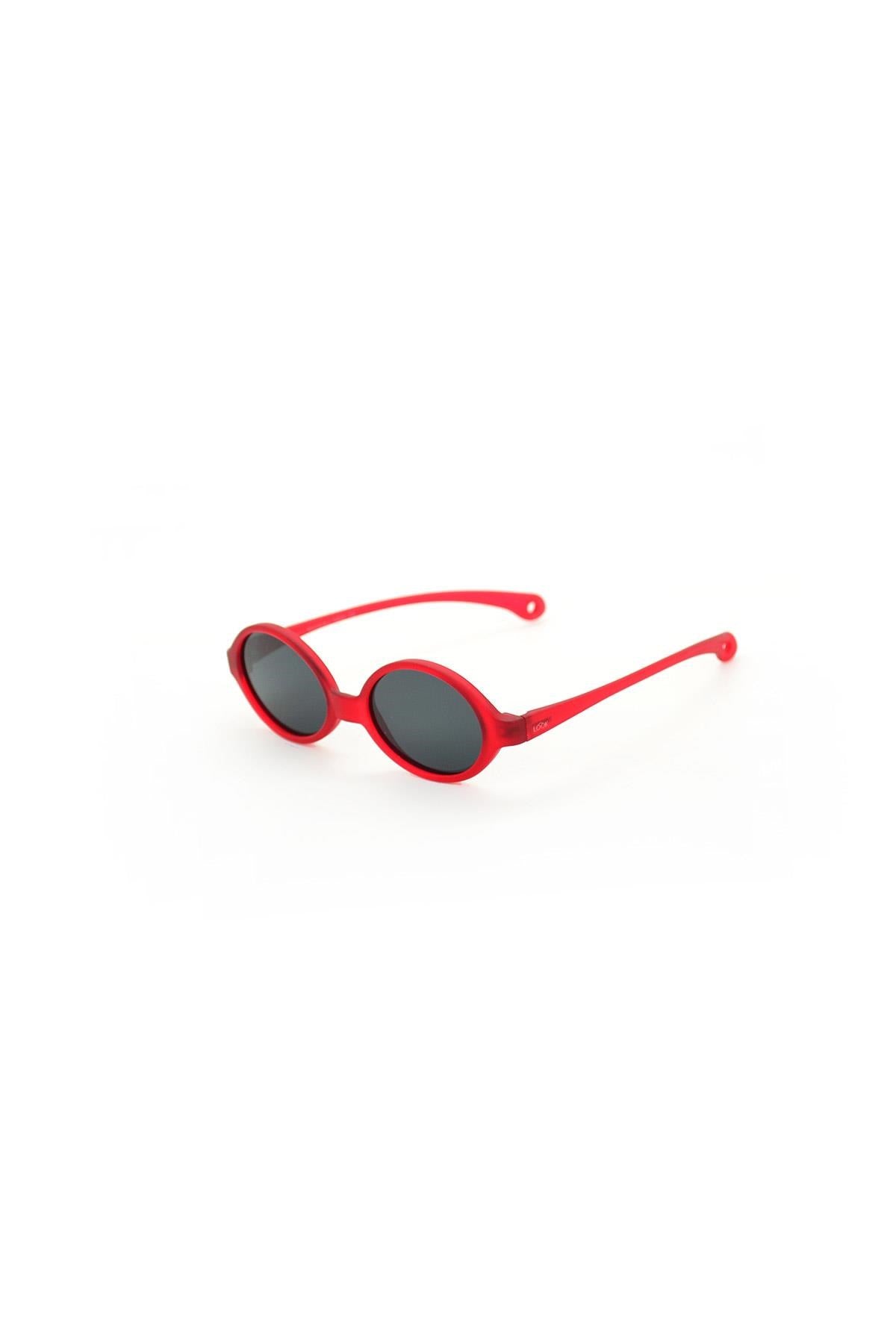 Looklight Boo Matte Jelly Red Smoked 0-2 Years Old Baby Sunglasses