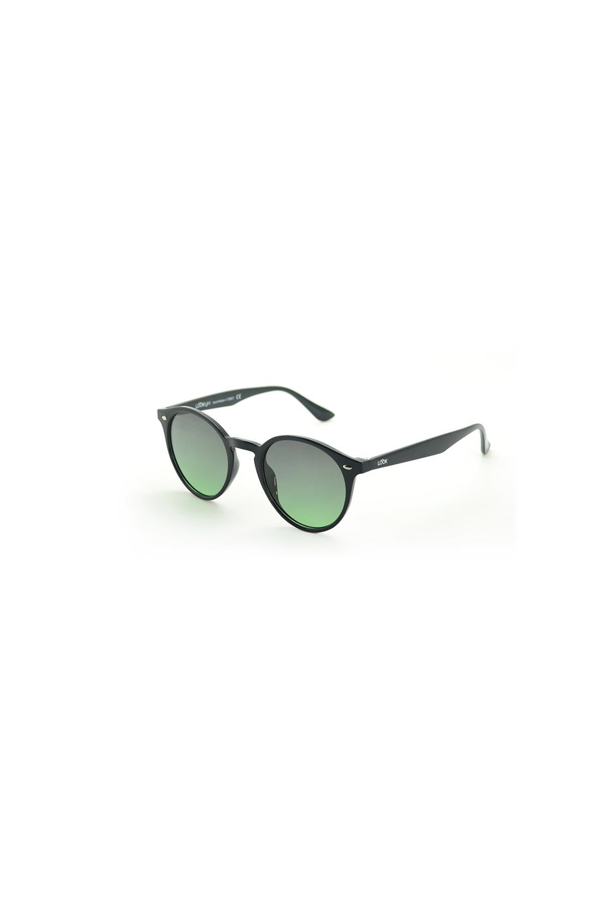 Looklight Letoon schwarze Unisex-Sonnenbrille für Erwachsene