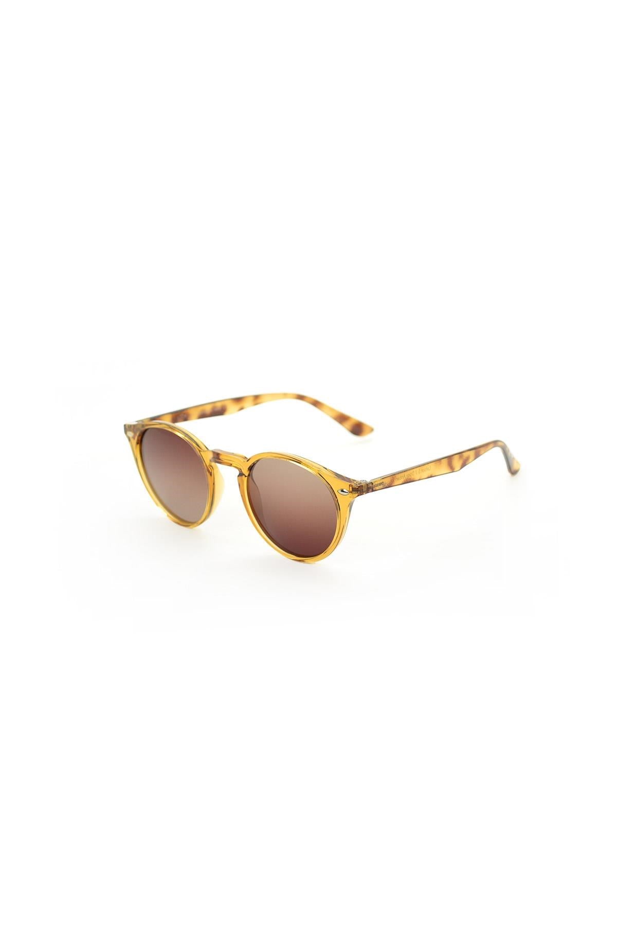 Looklight Letoon S-size Daisy Amber Brown Adult Sunglasses