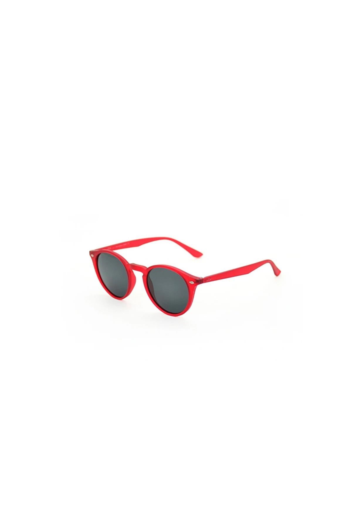 Looklight Letoon S-Größe Matte Jelly Red Smoke Erwachsenen-Sonnenbrille