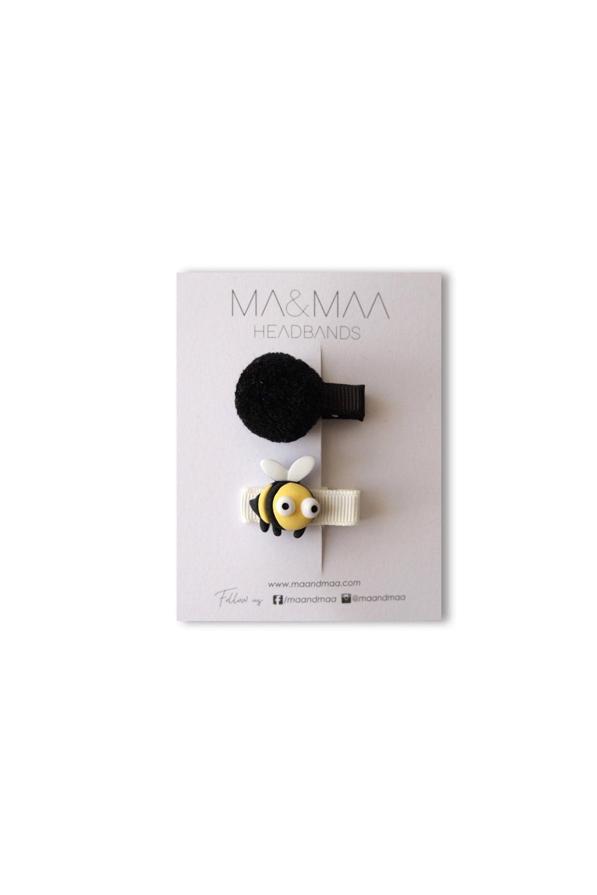 Ma & Maa Bee Mini Clips Set