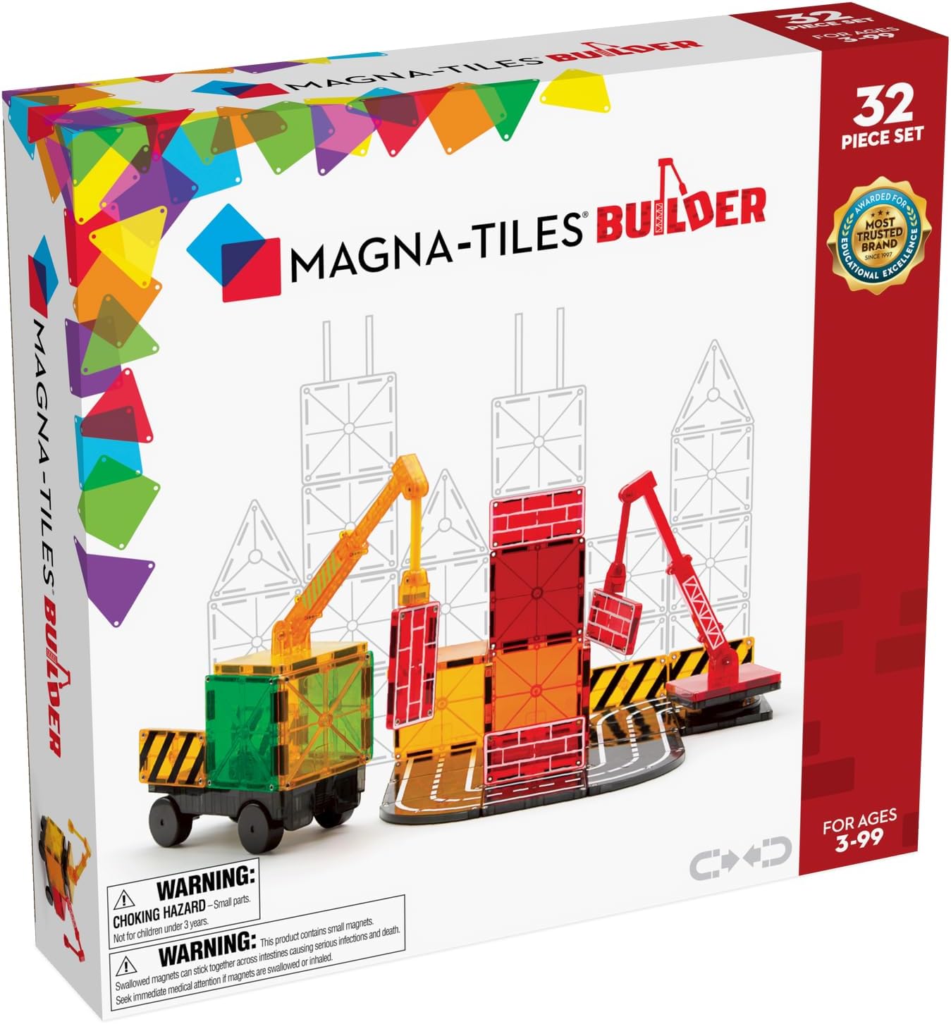 MAGNA-TILES - İnşaat - 32 Parça
