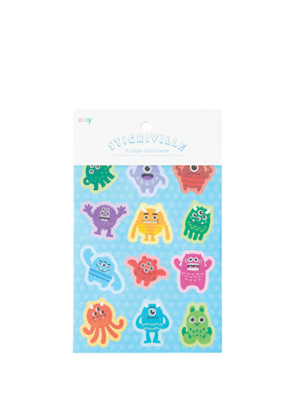 Ooly Stickiville Çıkartma Kitabı - Monsters
