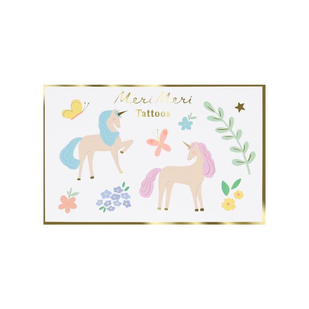 Meri Meri - Unicorn Geçici Dövme - 20 Adet