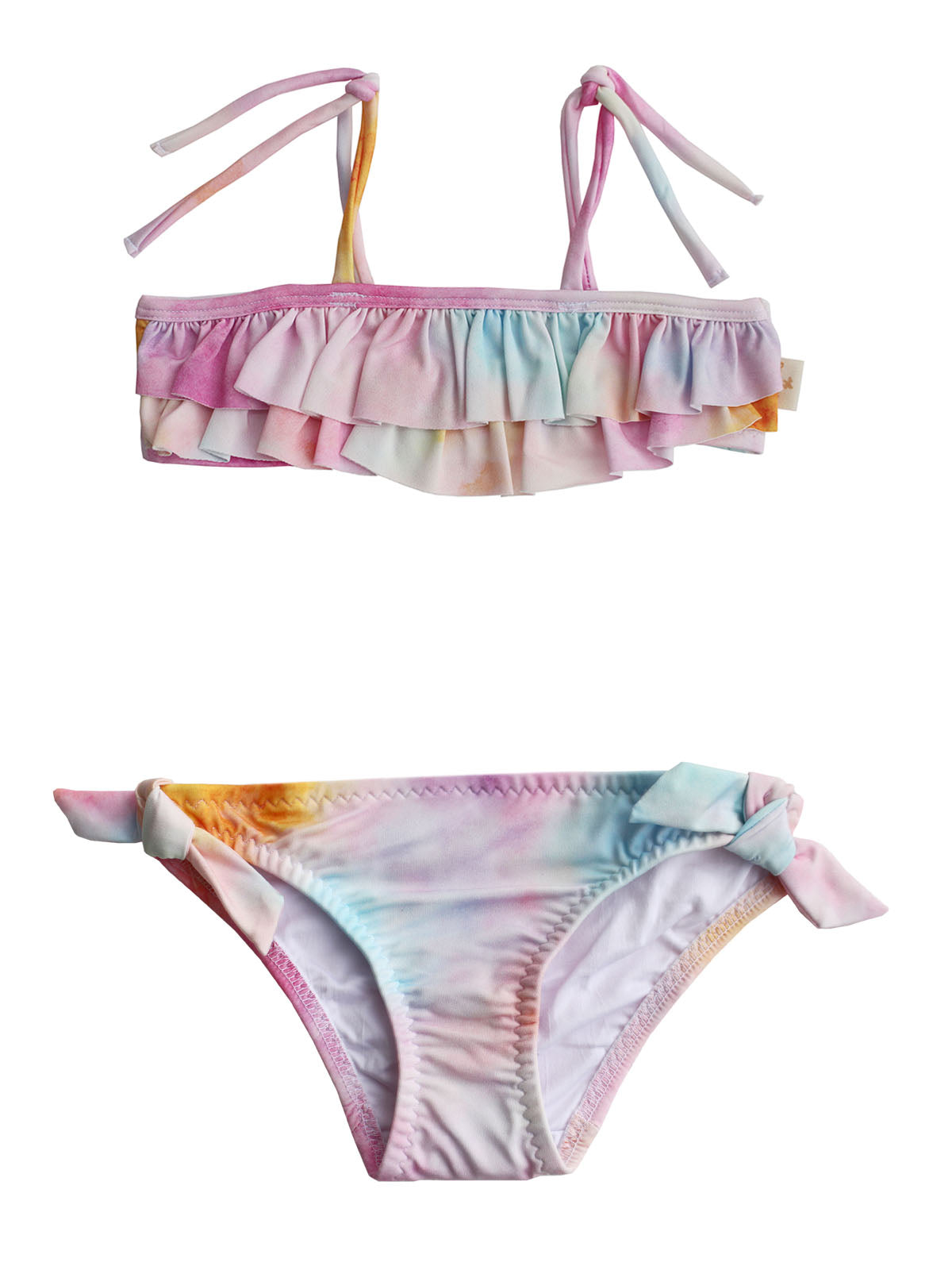Fırfırlı Tie Dye Bikini Set