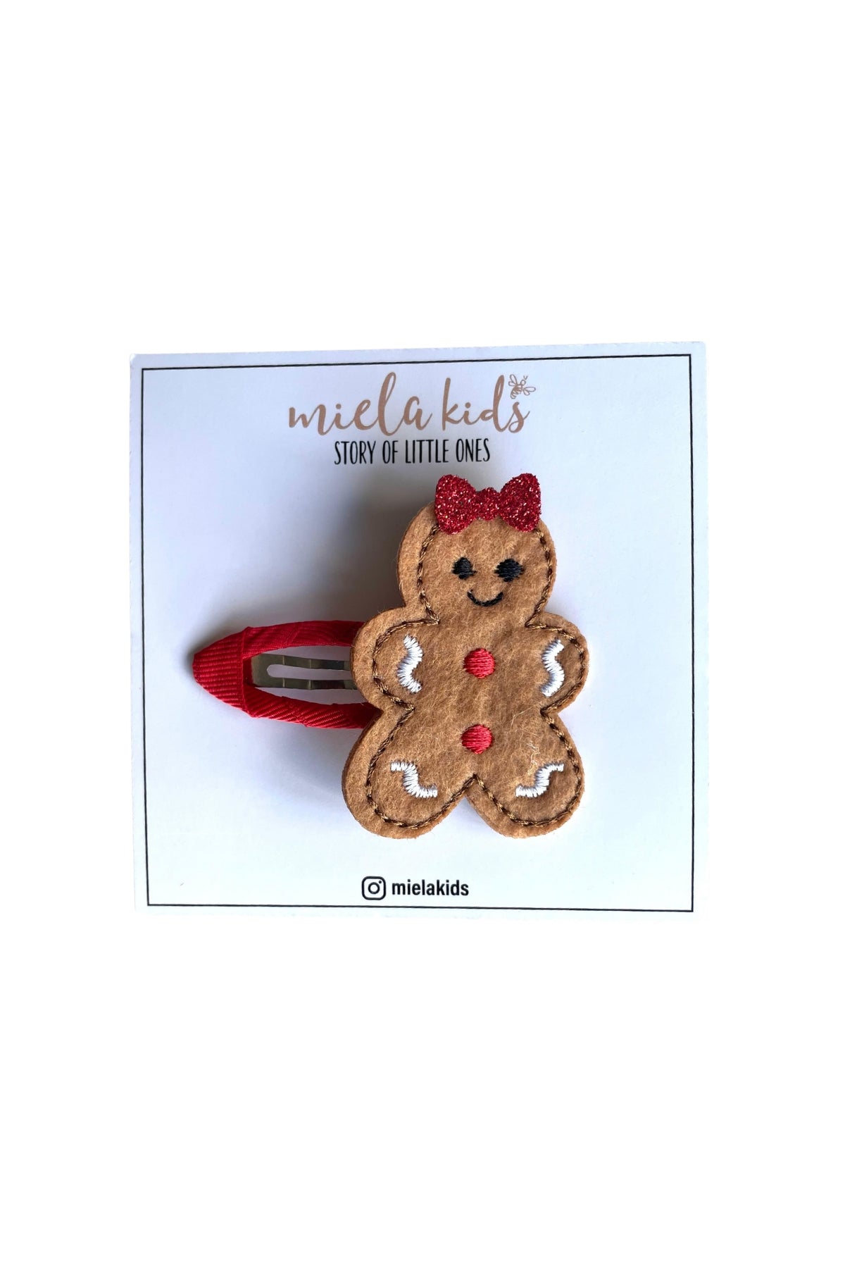 Miela Kids Gingerbread Çıtçıt Toka