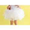 Mini Celebrities Basic Yazlık Tütü Elbise - White Lily