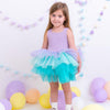 Mini Celebrities Ombre Summer Tutu Dress - Lilac Mermaid