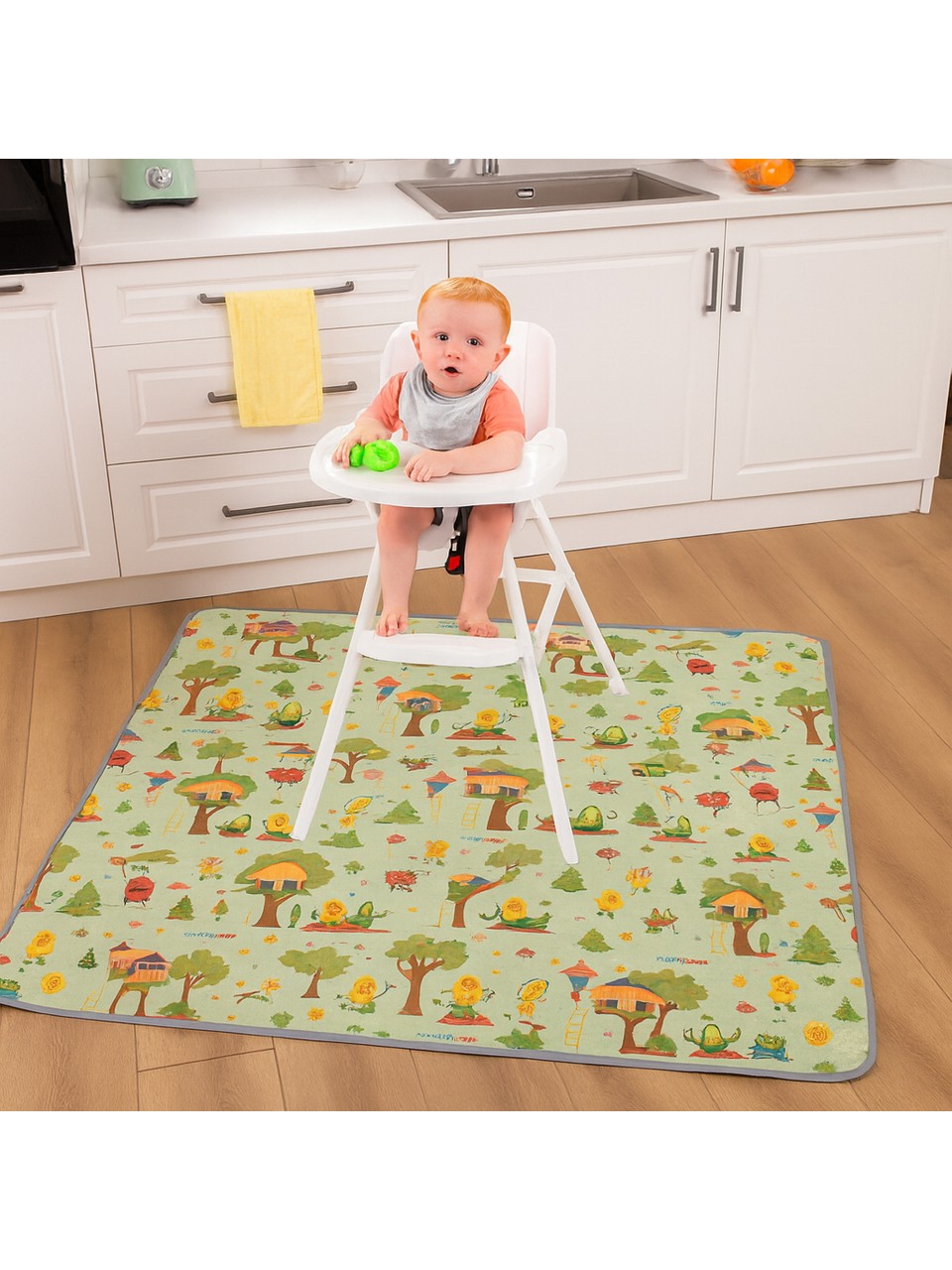 Minimono Yıkanabilir Aktivite Örtüsü - Tube Box - Sevimli Meyveler