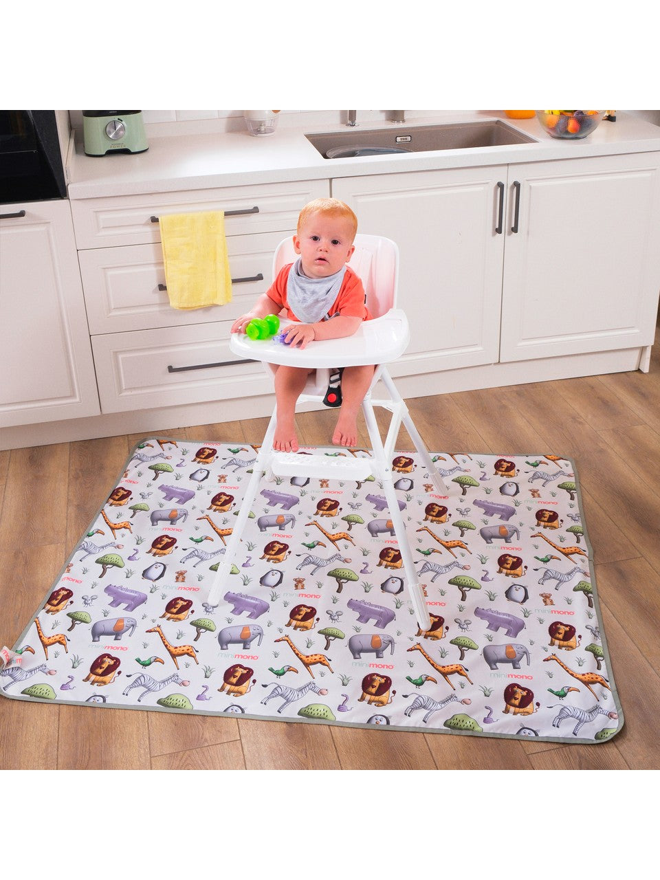 Minimono Yıkanabilir Aktivite Örtüsü - Tube Box - Orman Hayvanları