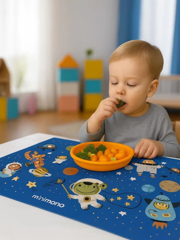 Minimono Tek Kullanımlık Beslenme Örtüsü - 30 Adet - Uzay Maceraları