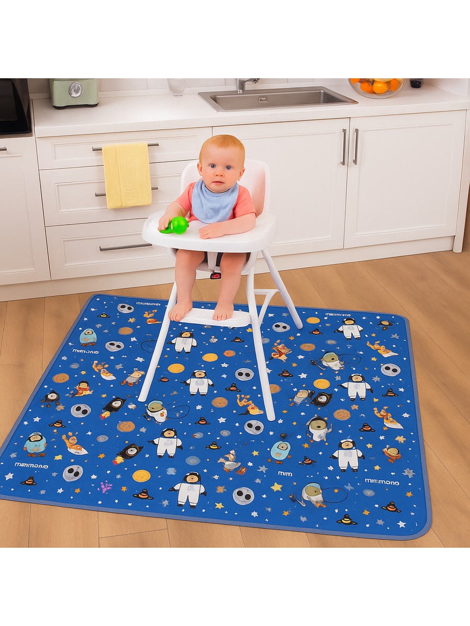 Minimono Yıkanabilir Aktivite Örtüsü - Tube Box - Uzay Macerası