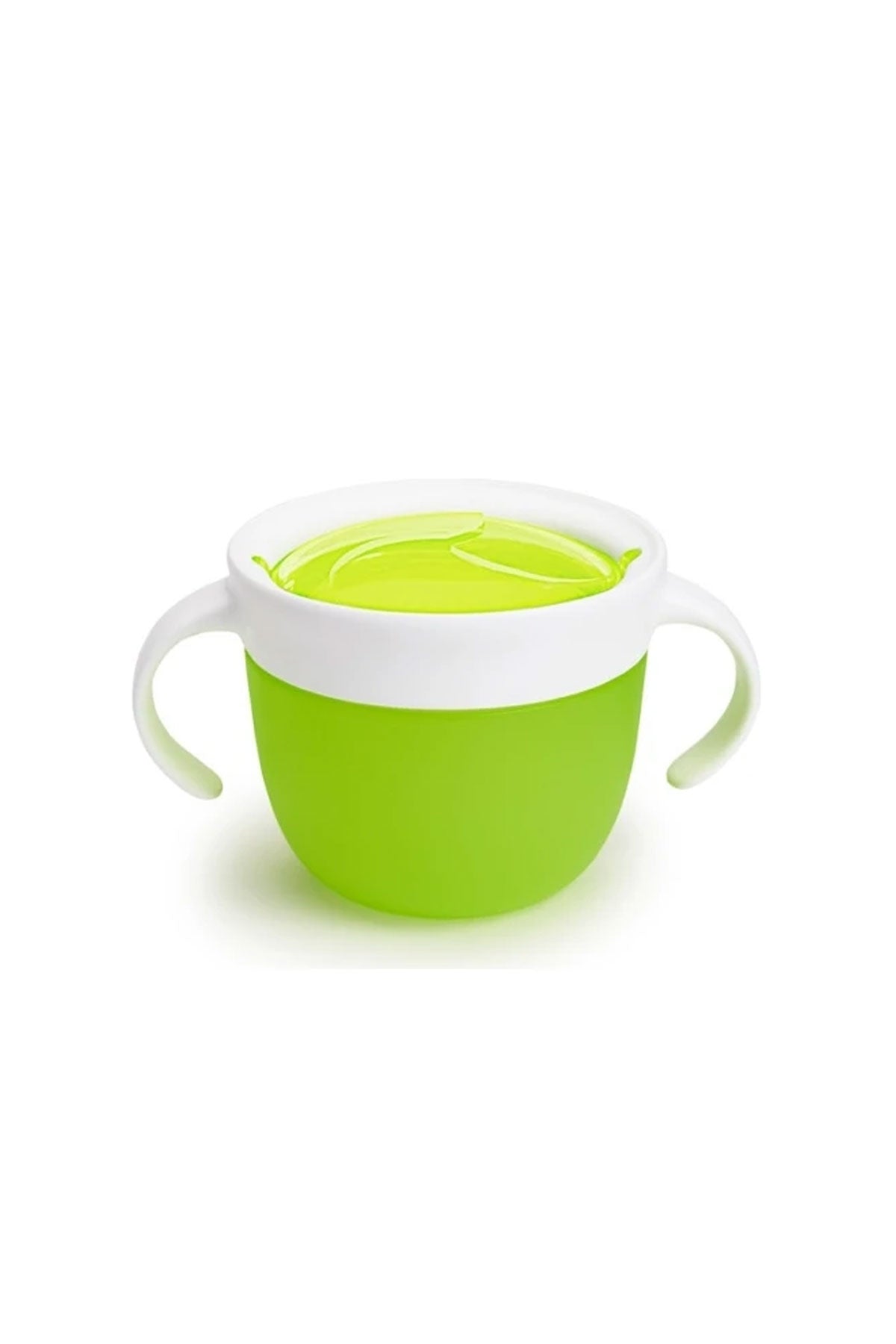 Munchkin Snack Container with Secure Closable Lid - Green 12m+