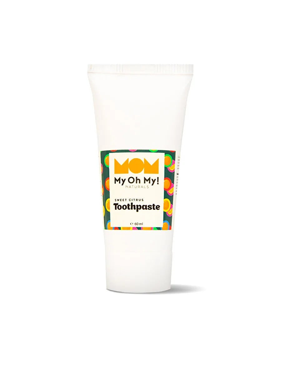 My Oh My-Sweet Citrus | Organik Tatlı Portakal Uçucu Yağlı Florürlü Çocuk Diş Macunu