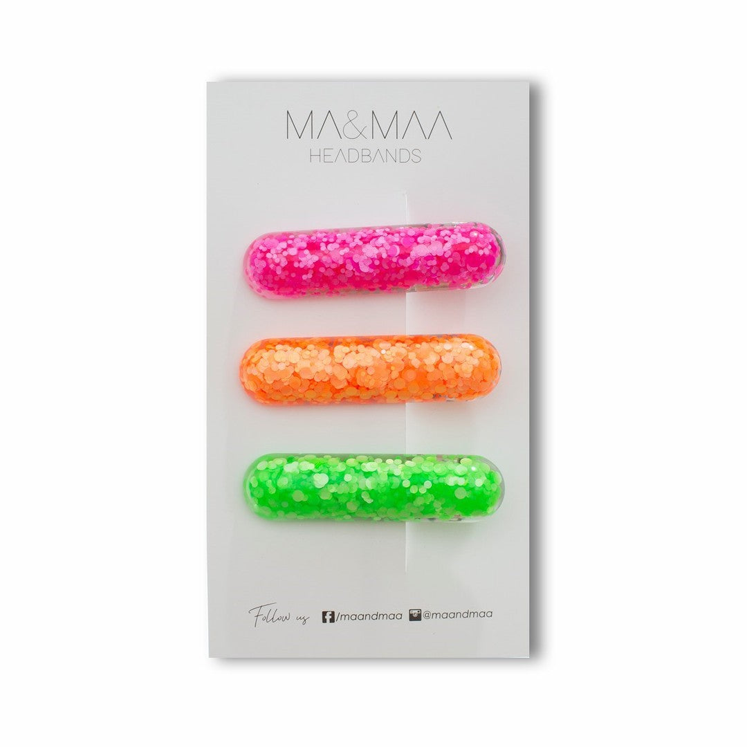 Ma & Maa Neon Glow Capsule Set