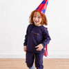 Sweatshirt mit Umhang-Detail - Nachtblau