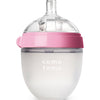 Comotomo - Antikolik Silikon Biberon 150 Ml Pembe - Yavaş Akışlı (0-3 Ay) Yenidoğan